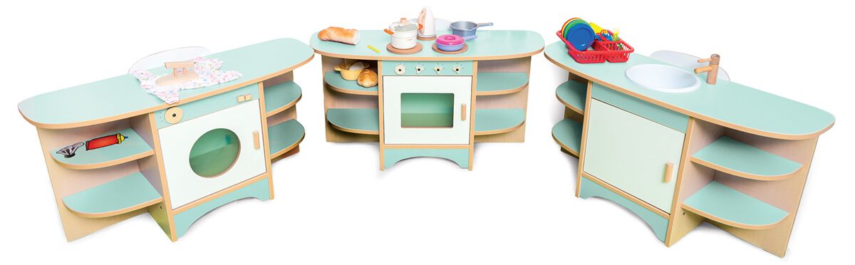 Kindergarten-Spielküche-Module