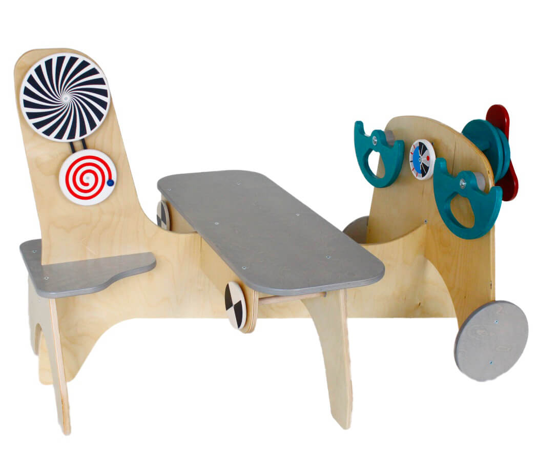 haidig-spielecke-holz-flugzeug
