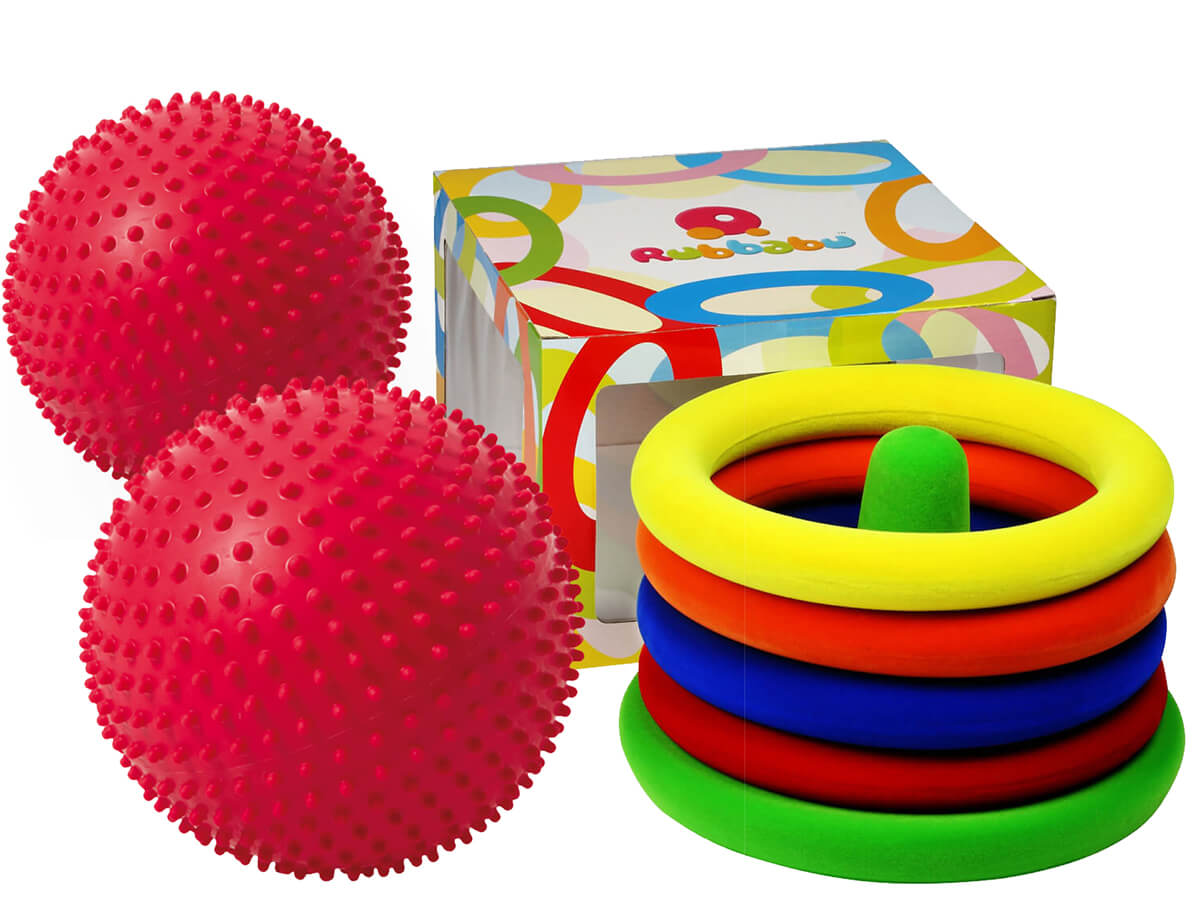 Ball- und Ringwurfspiel für Kinder