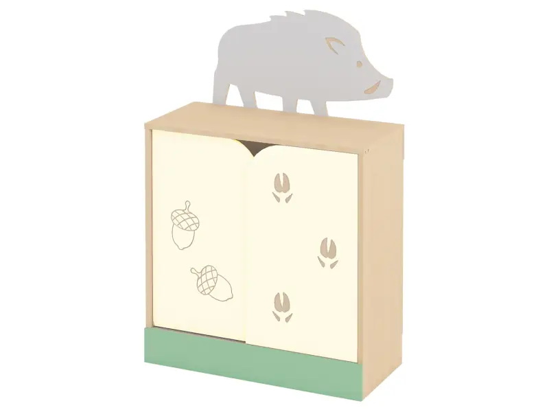 Wandschrank Wildschwein