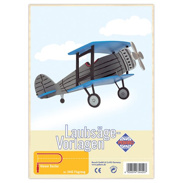 Laubsägevorlage-Flugzeug