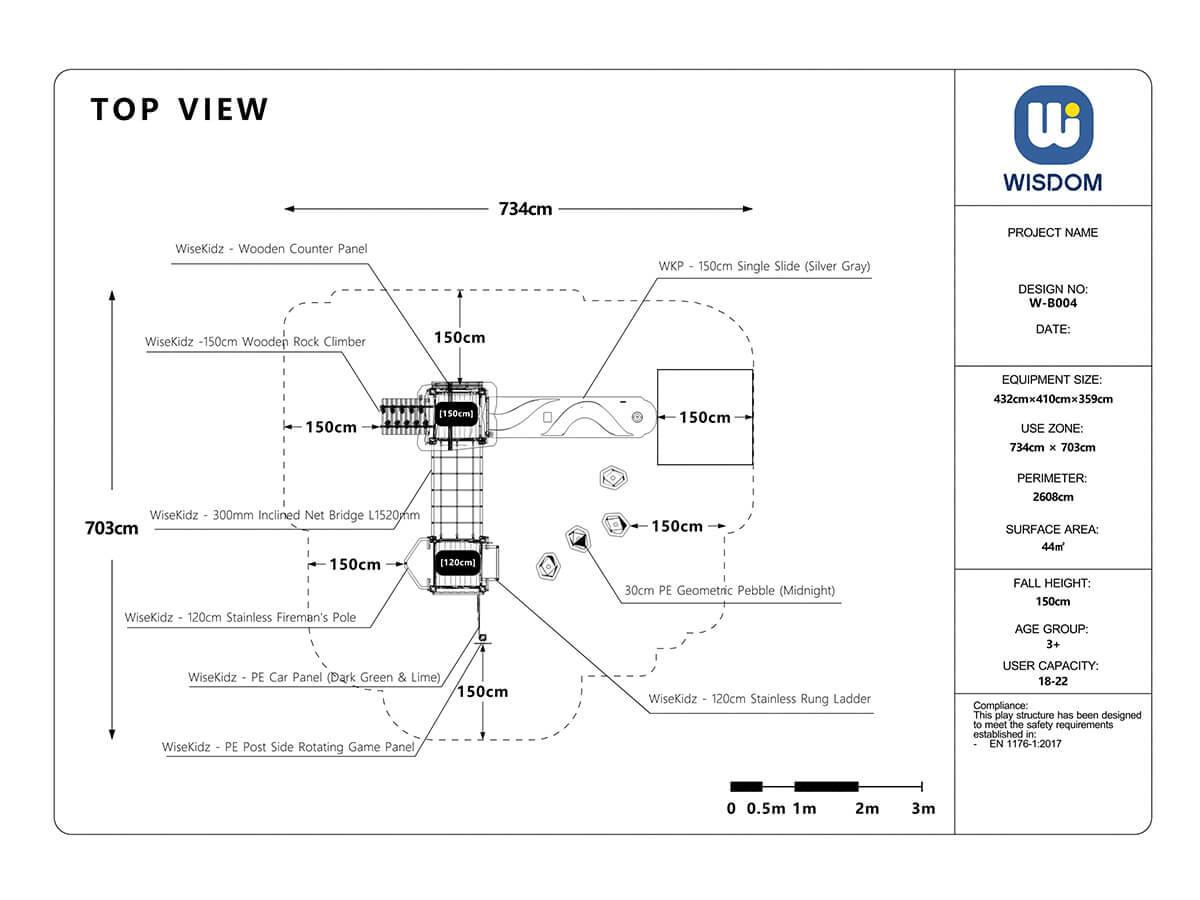 Grosse-Spielanlage-mit-Rutsche-Balancierpfad-kletterwand