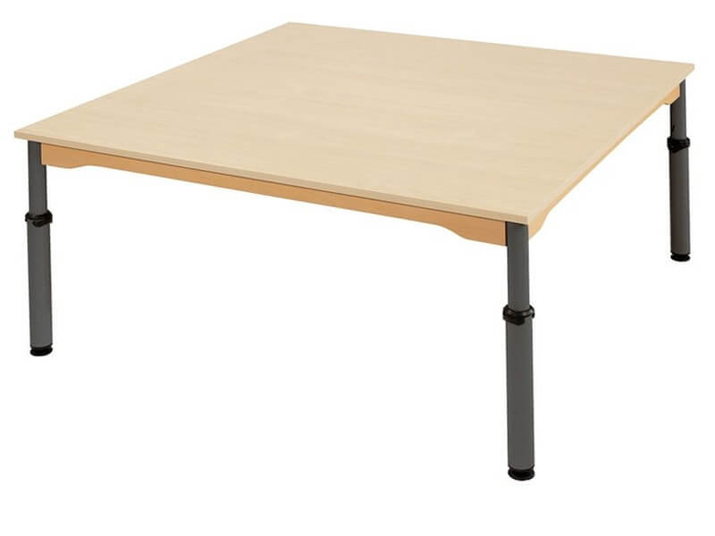 Mehrzwecktisch 120x120 cm - höhenverstellbar