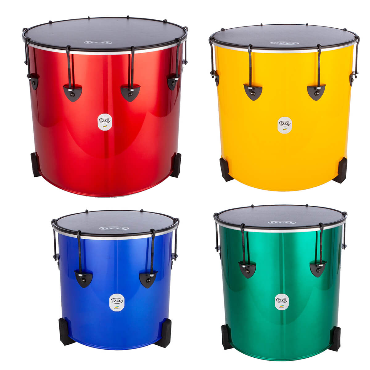 Samba-Basstrommeln,-4-tlg.-Set