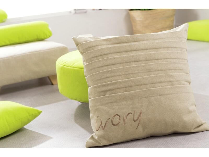 Deko- und Kuschelkissen, 3-tlg. Set beige-kuschelkissen