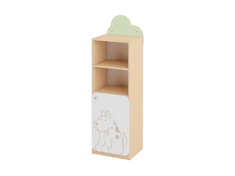 Hochschrank mit Tuer hund