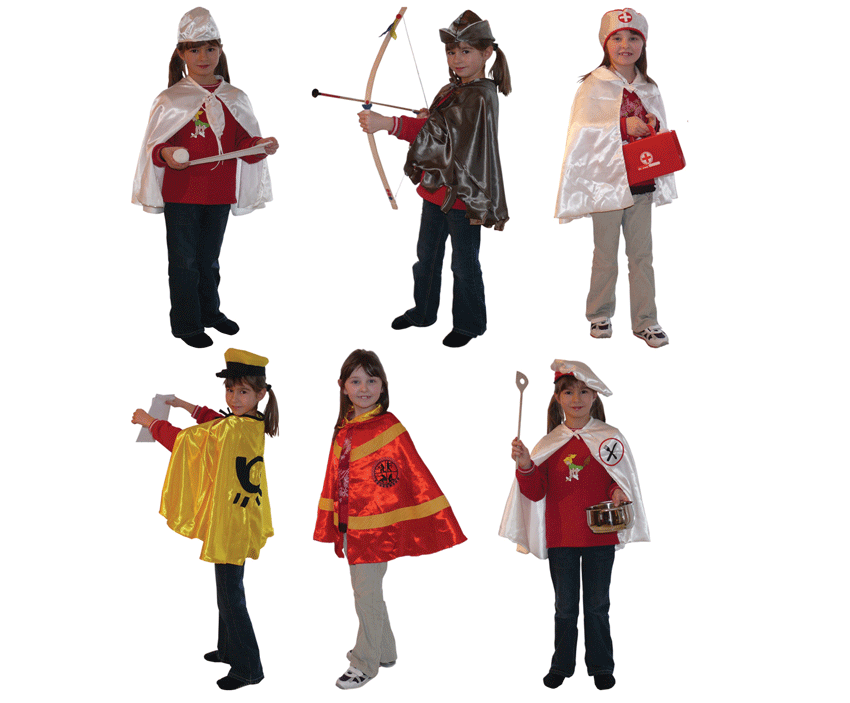 Kinderkostüme "Berufe-Märchen"