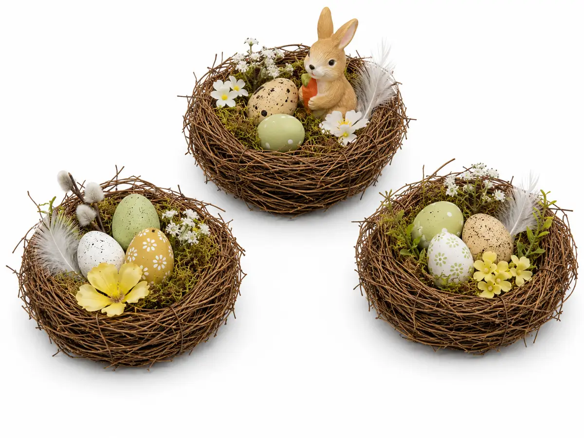 nestchen-Osterdekoration