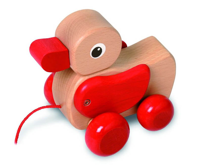 Nachziehente-Kinderspielzeug