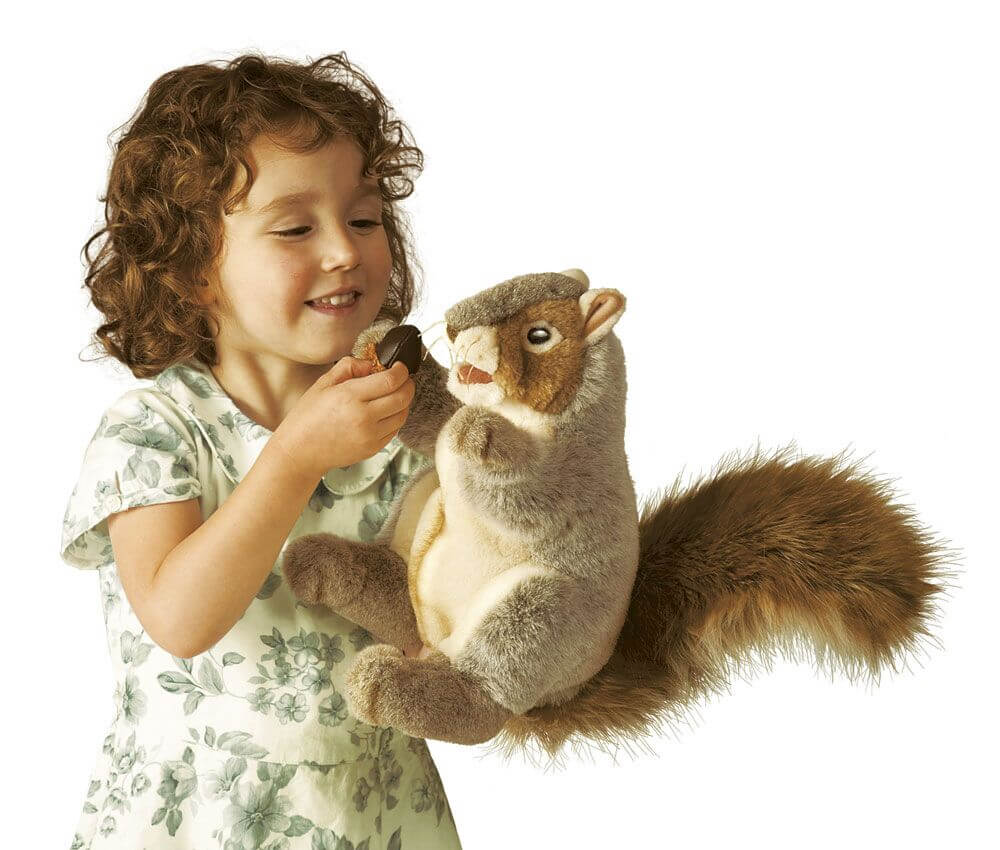Eichhörnchen-Handpuppe