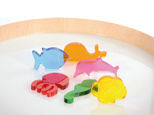 Transparentes Legematerial wildtiere