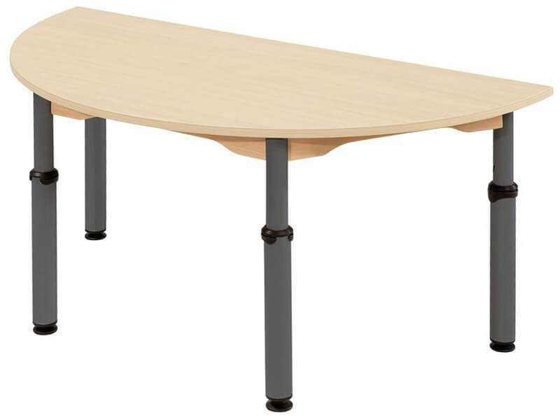 Höhenverstellbarer Kindergartentisch, Ø 120 cm