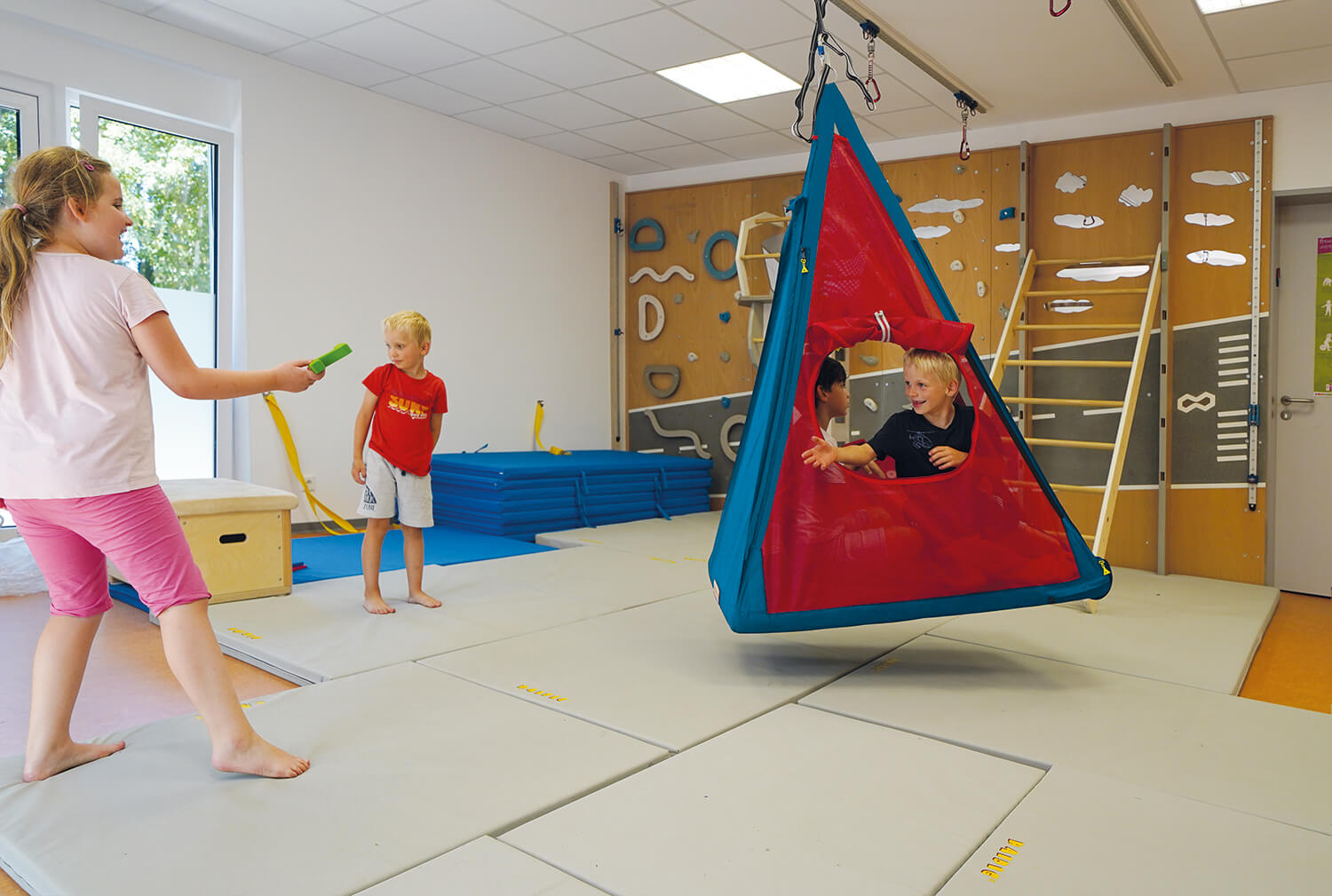 Tipi-Schaukel HAIDIG® Schaukelzelt Tipi-Schaukelzelt-kita