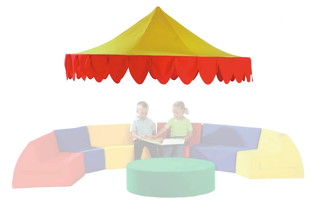 Blumenbaldachin-für-Sitzecken-im-Kindergarten