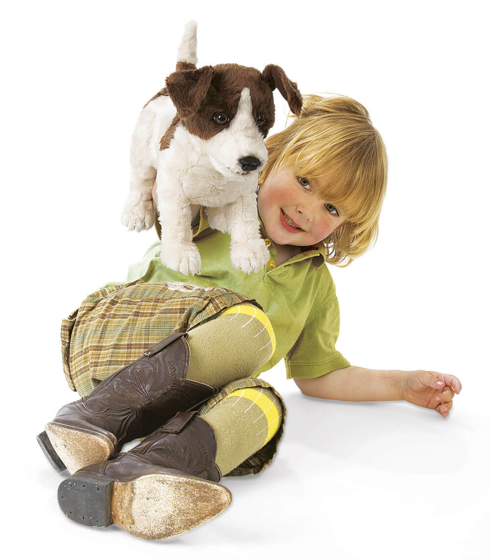 Folkmanis-Handpuppe-Terrier