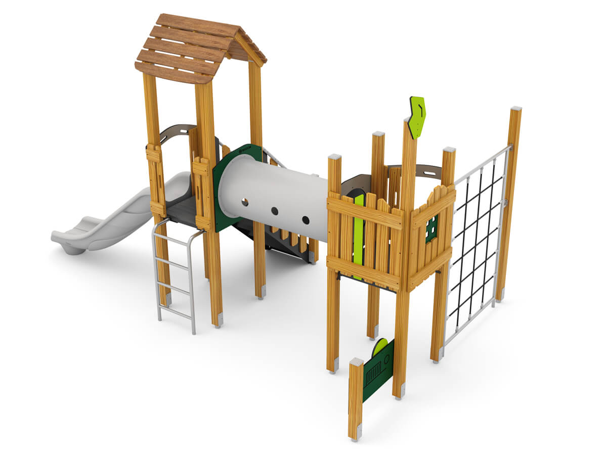 grosse-kita-spielanlage-2-tuerme-rutsche