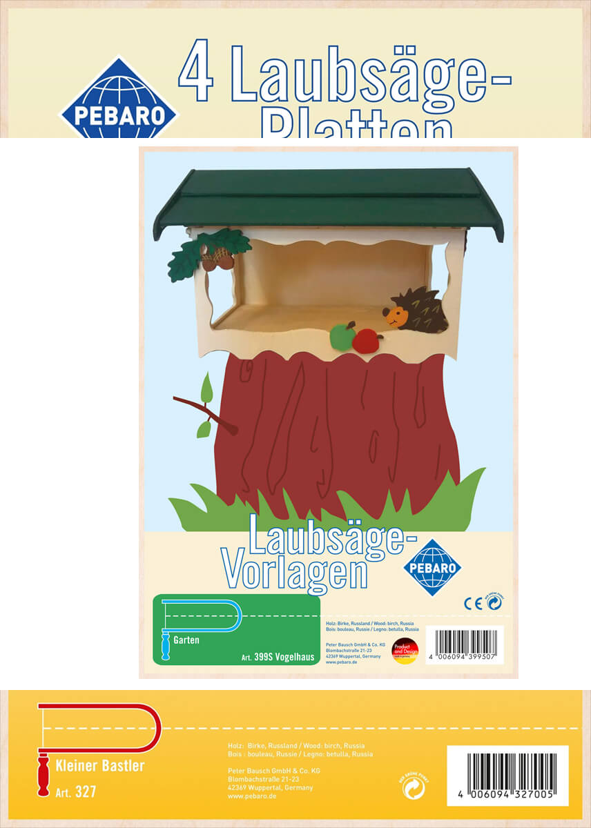 Laubsägevorlage "Vogelhaus"