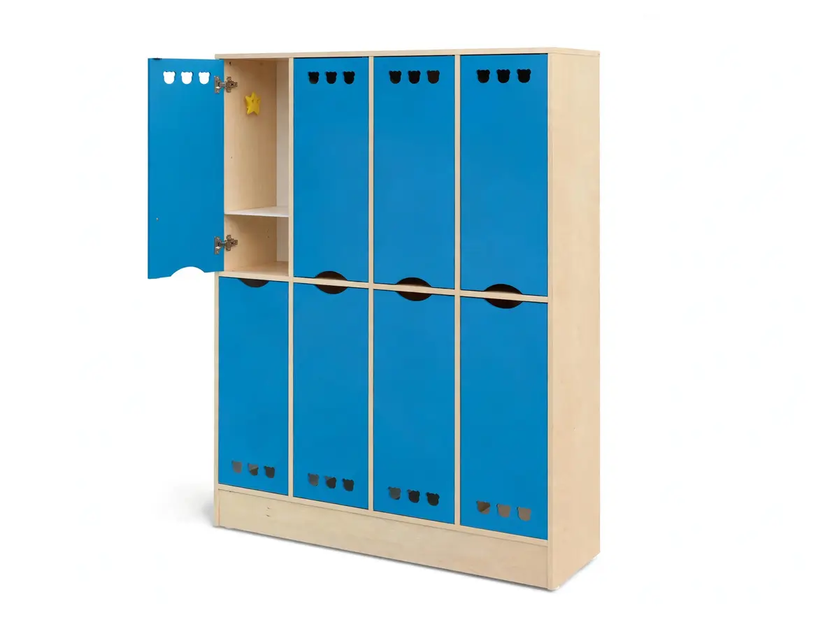 Garderobe_blau_kita-eingang