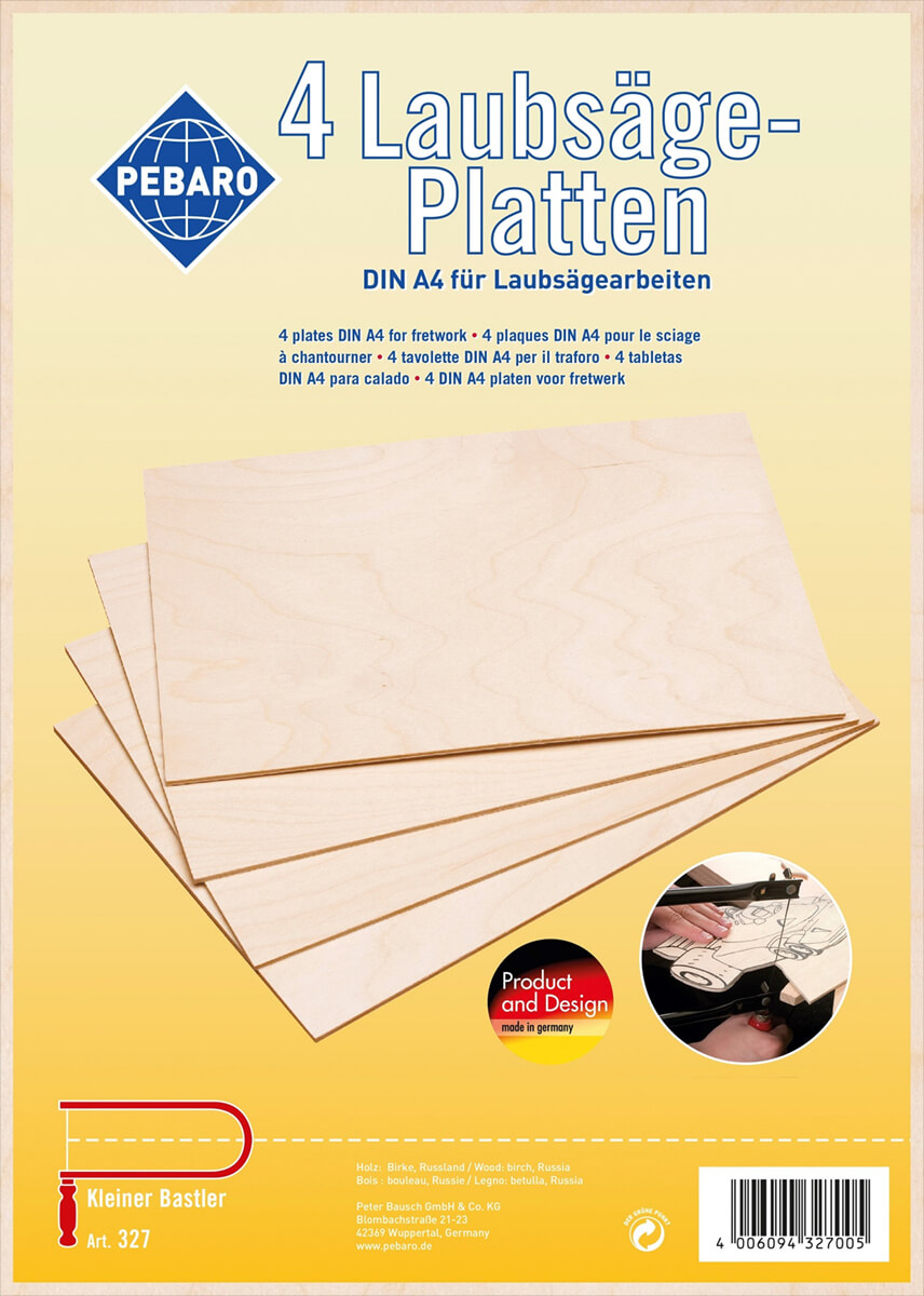 Laubsäge-Sperrholzplatten