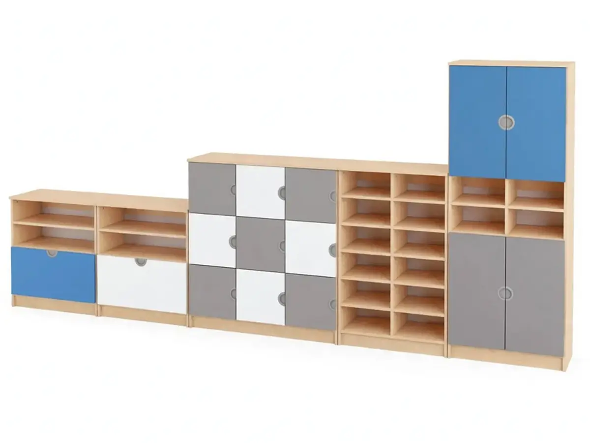 Kita-Moebelset-blau-grau