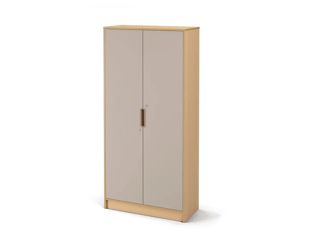 Abschliessbarer-Kita-Garderobenschrank-sand