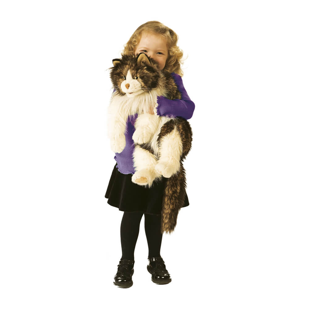 Handpuppe-Katze