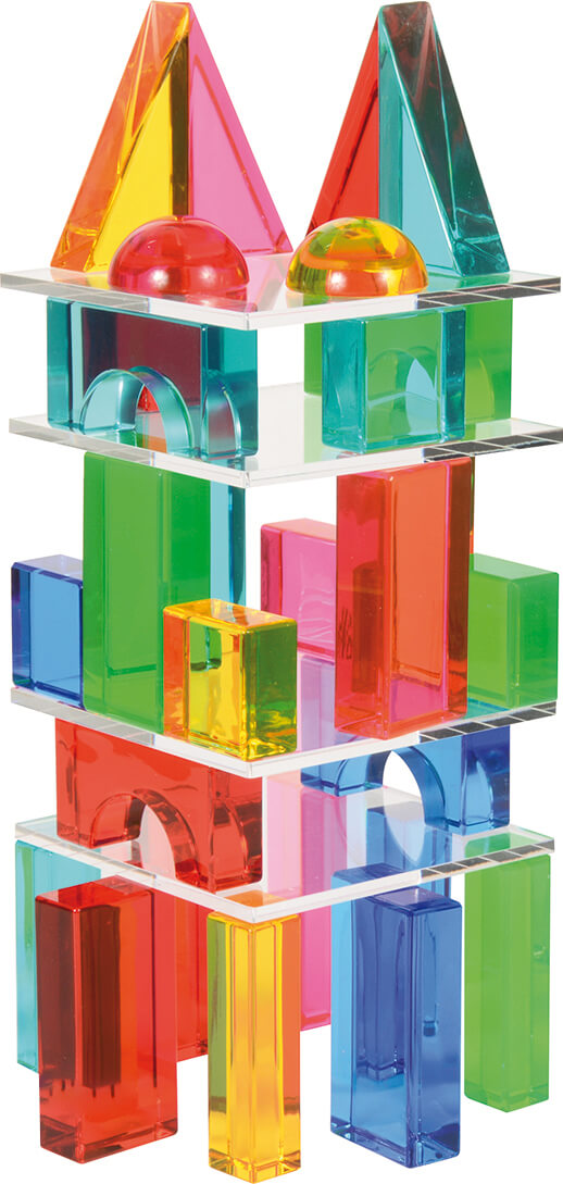 Geo-Bausteine transparent 