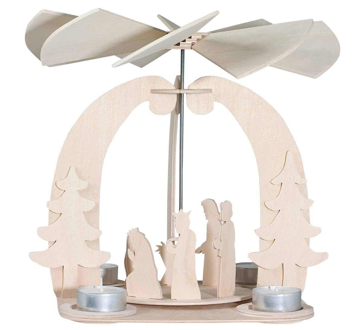 Holzbausatz-Weihnachtspyramide