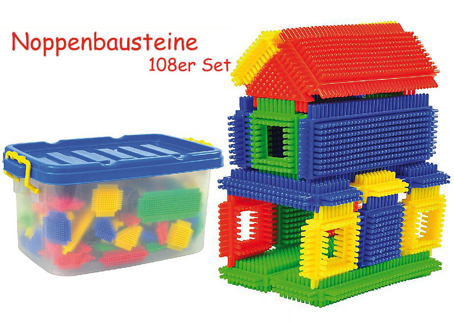 Konstruktionsspiel-Noppenbausteine