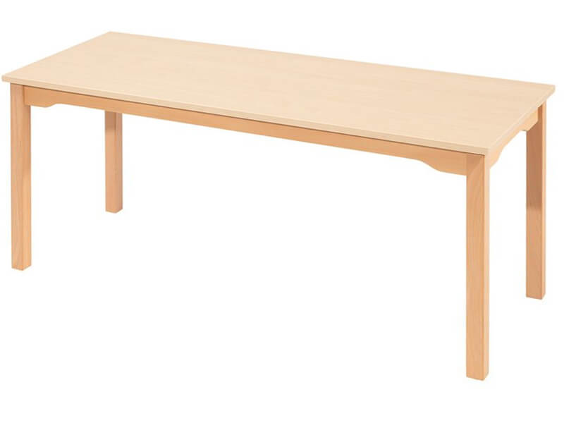 Rechtecktisch aus Holz 130x50 cm
