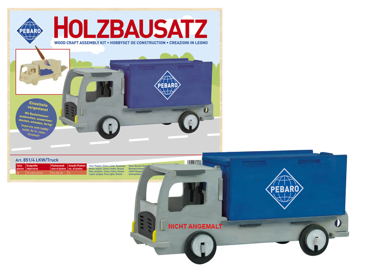 Holzbausatz-lkw