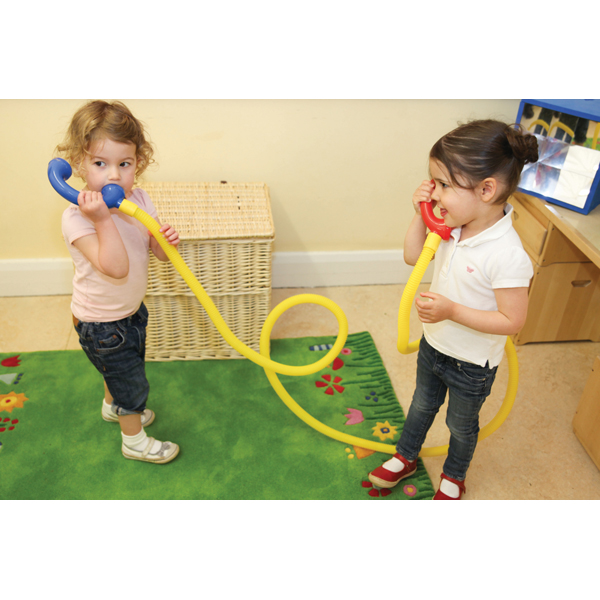 Schlauchtelefon-Kindergarten-Spiele