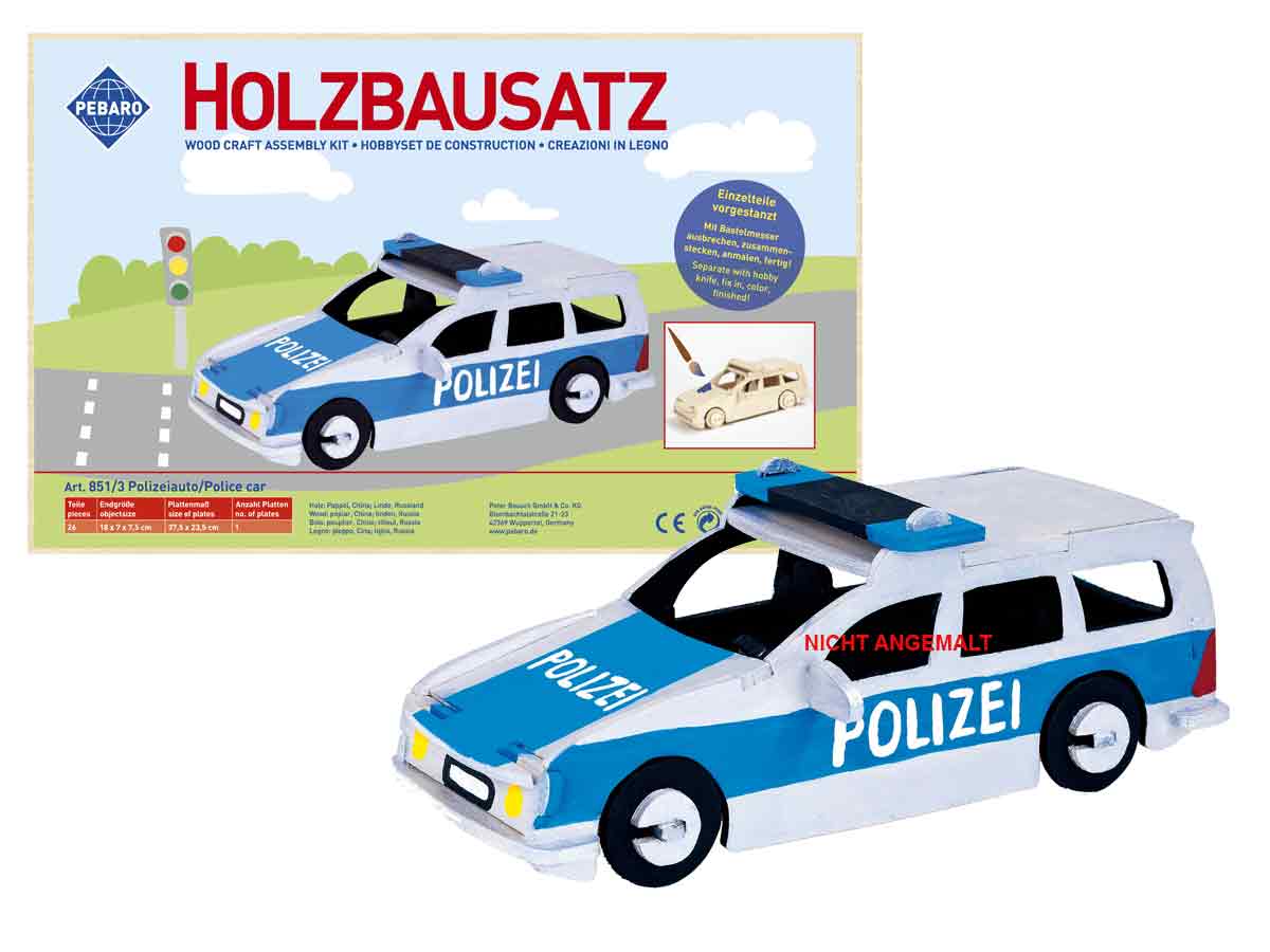 Holzbausatz-polizei 