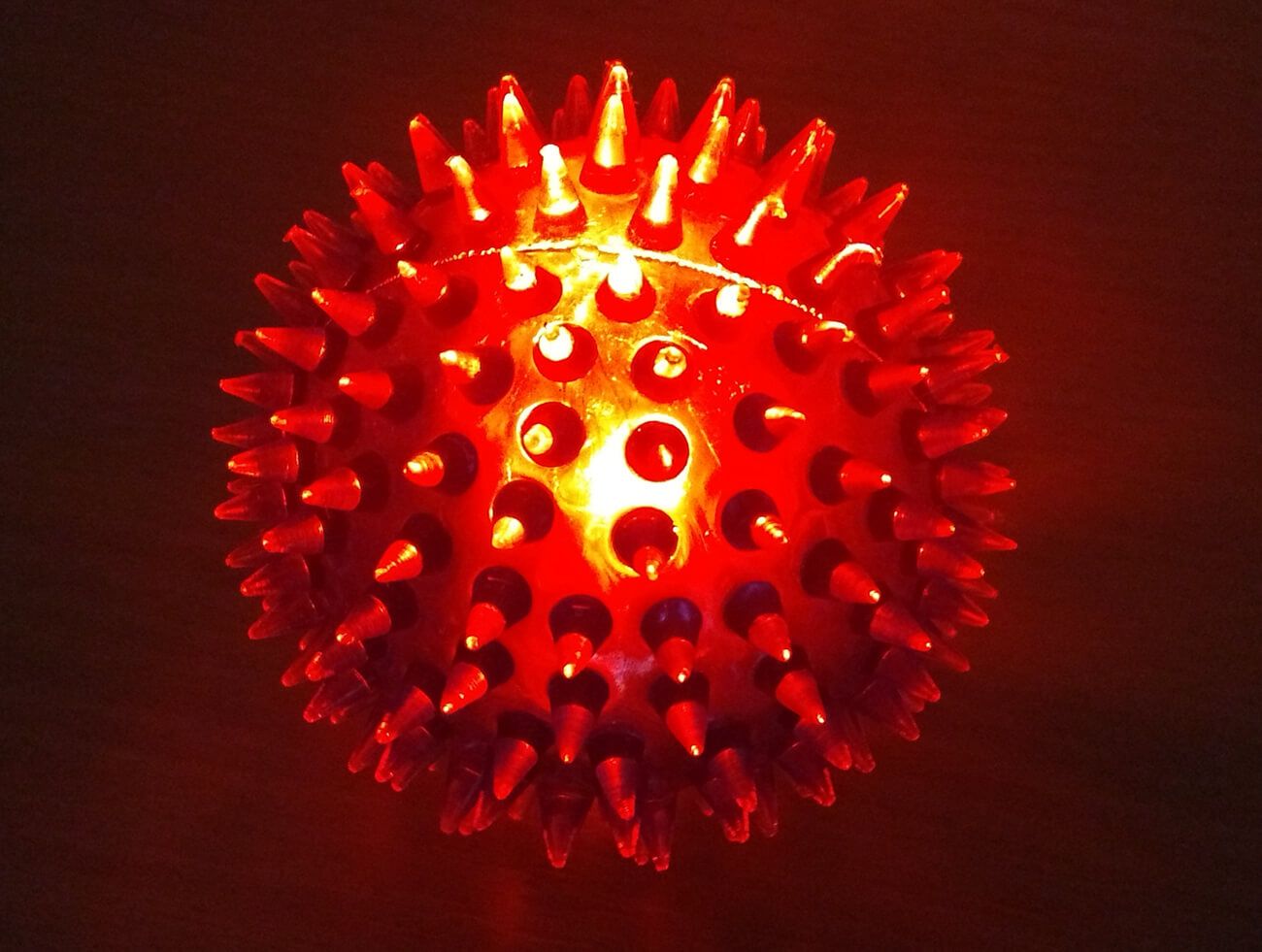 Softigelball-Noppenball Igelball-mit-Licht