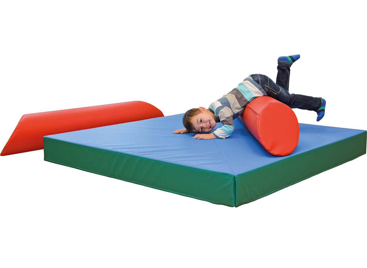 Kindergarten-Spielecke-mit-Turnmatte Spielecke-chaumstoffkern-RG 25/40