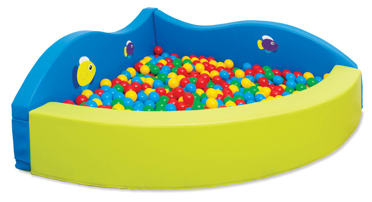 Eckbällebad mit 1000 Bällen "Ocean"