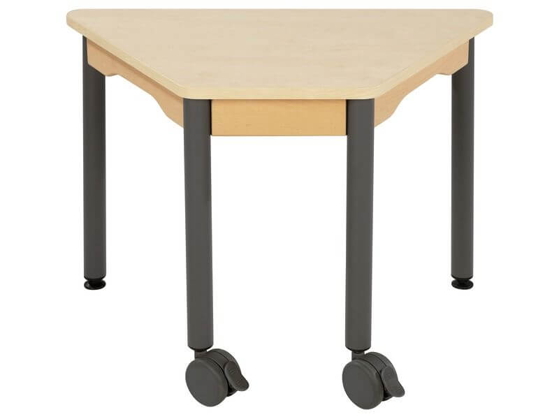 Mobiler Trapeztisch 75x45 cm