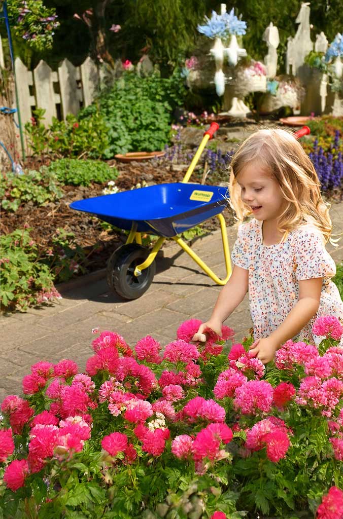 Kinder-Schubkarre aus Metall – Kindergarten & Kita Kinder-Schubkarre aus Metall – Kindergarten & Kita
