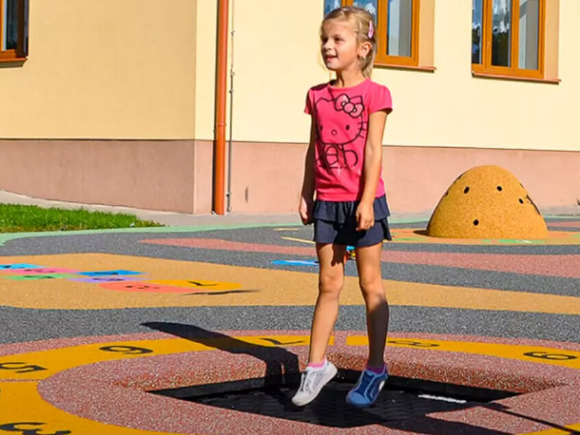 Spielplatz Trampolin - Vandalismussicher