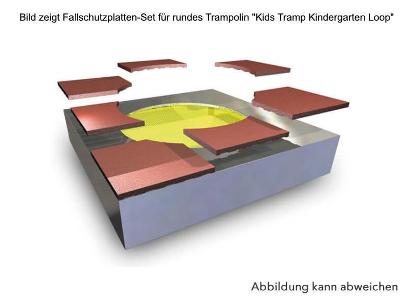 Fallschutzplatten-Bodentrampolin