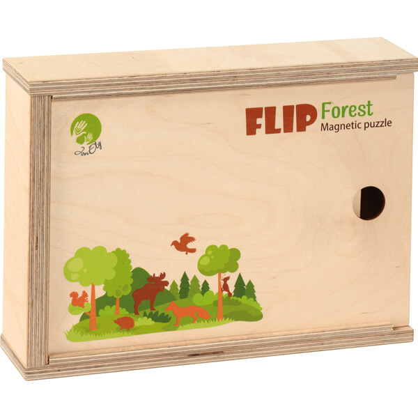 Magnetpuzzle Wald 6er Set – Lernspiel für Kindergarten & Kita