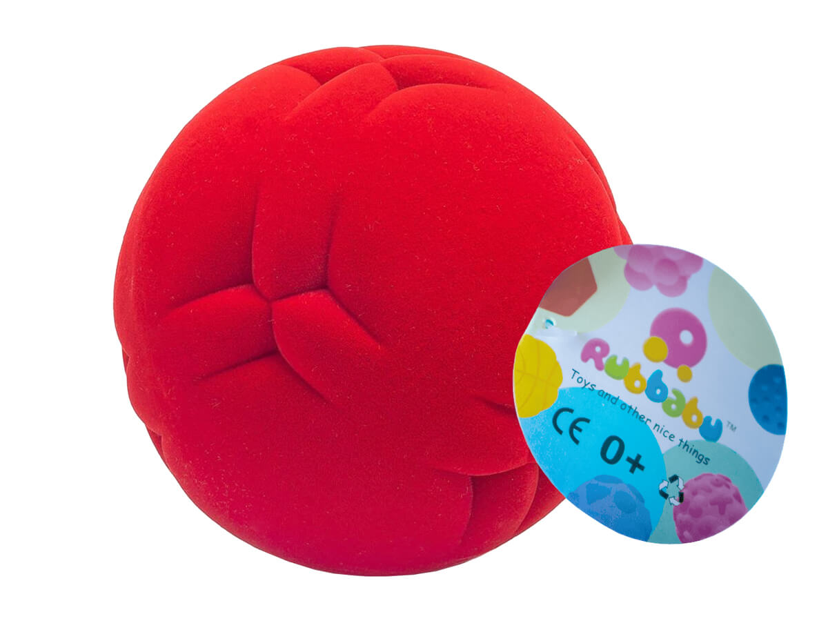 Kautschukball in Rot