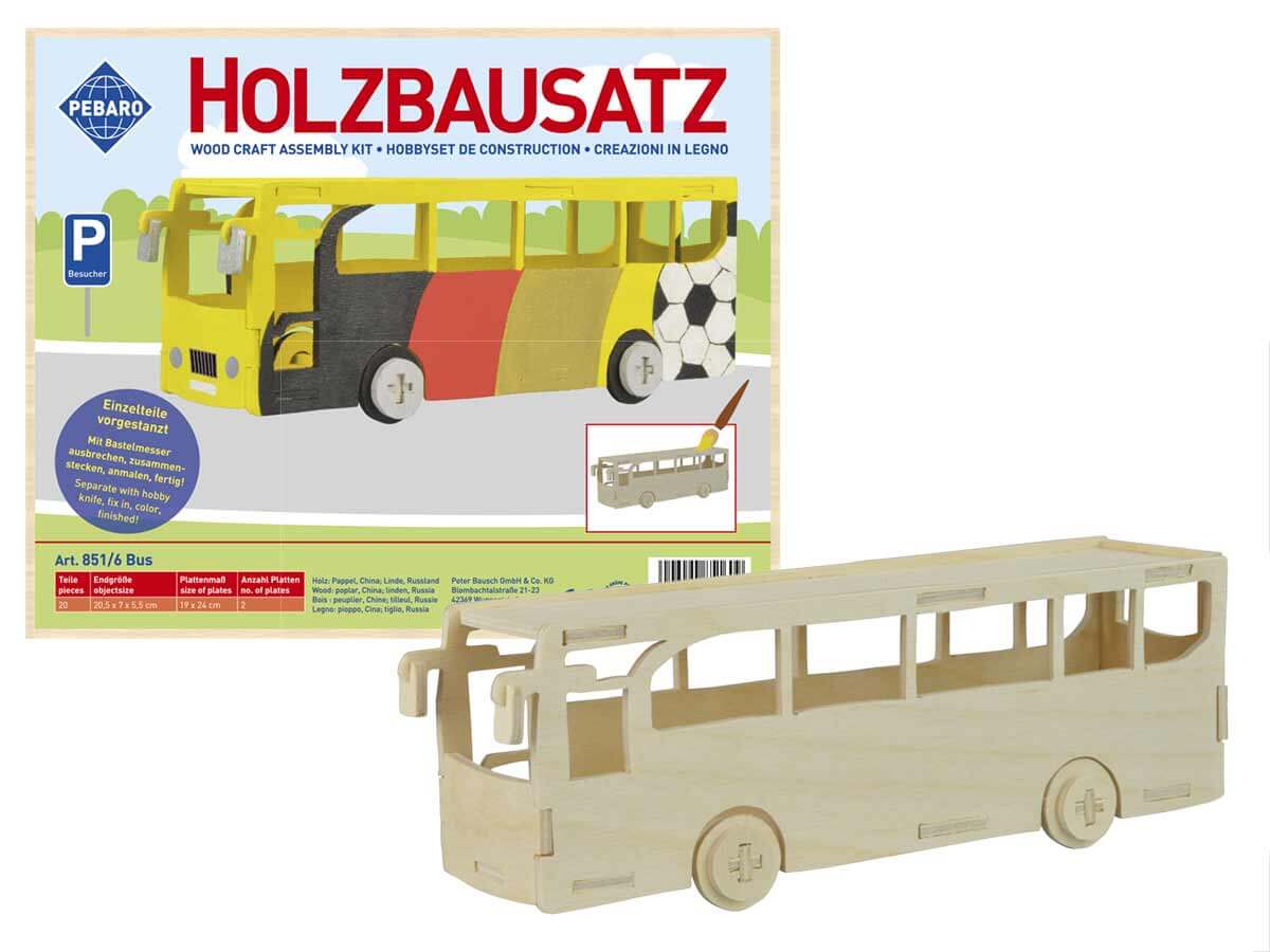 Holzbausatz-bus