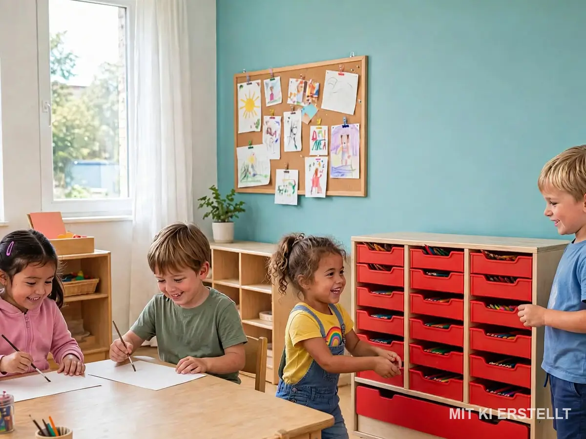 Materialregal-mit-Holzschubladen