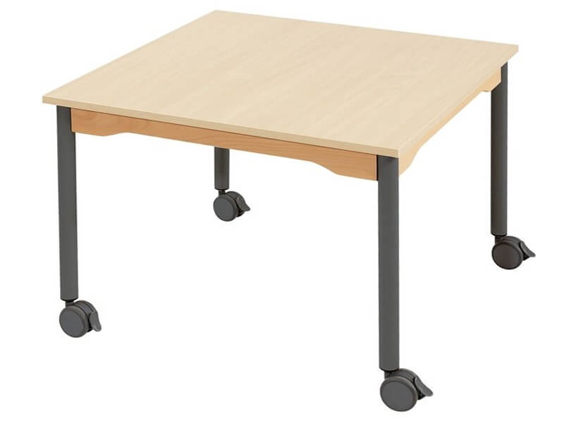 Mobiler Schreibtisch 80 x 80 cm