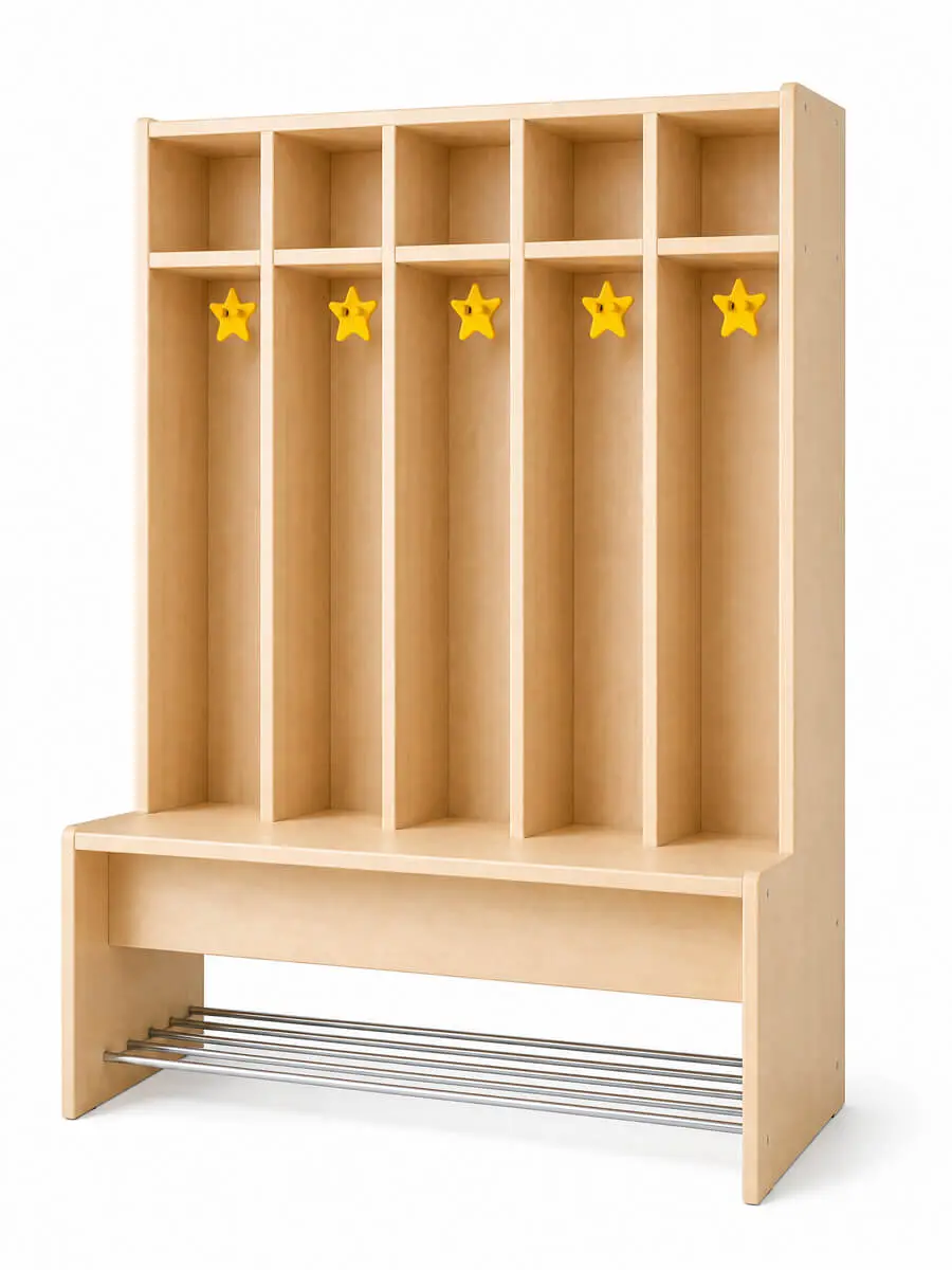 Kindergarderobe-5-Pleatze-ohne-tueren