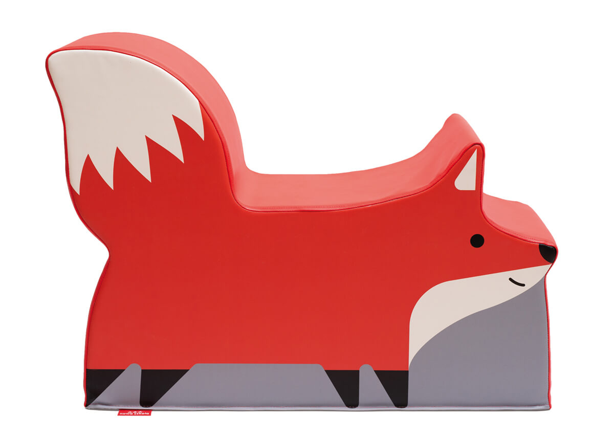 Softsitzer mit Kunstlederbezug "Fuchs"