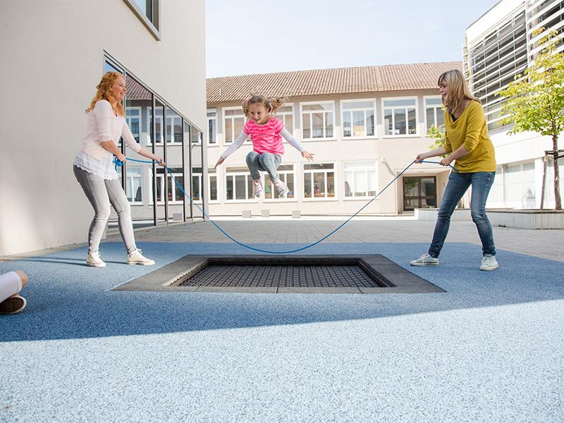 Spielplatz Trampolin - Vandalismussicher