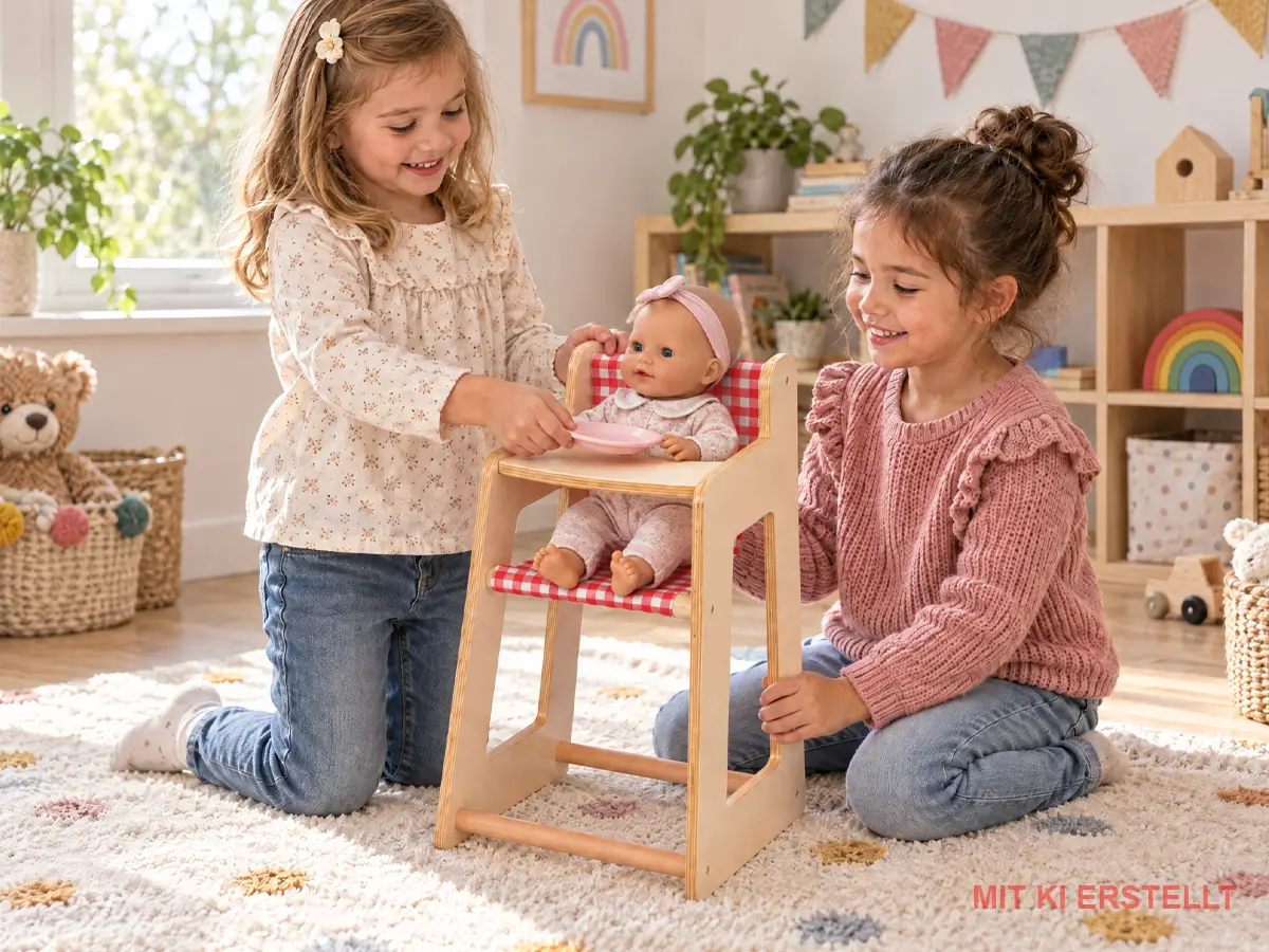 Puppenhochstuhl-spielzeug-holz-neu