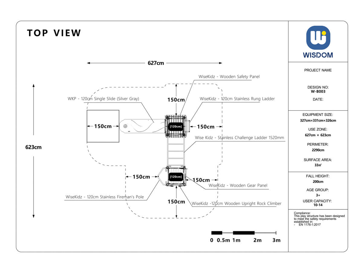 doppelturm-spielanlage-platzbedarf